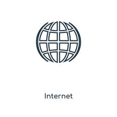 internet icon vector