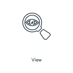 view icon vector