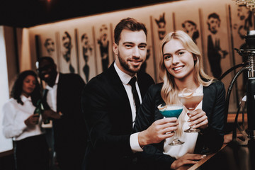 Young People. Drinking Alcohol. Fun. Clubbing.