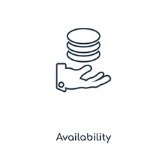 availability icon vector
