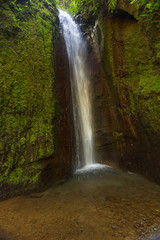 Fototapeta na wymiar Waterfall in a forest. Costa Rica