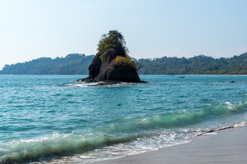 Big rock in the Ocean. Costa Rica