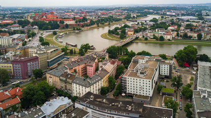 Fototapeta premium the Vistula bend near Wawel in Krakow, Poland