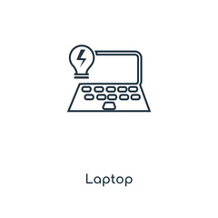laptop icon vector