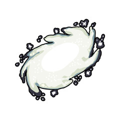 space nebula isolated icon