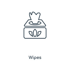 wipes icon vector