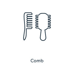 comb icon vector