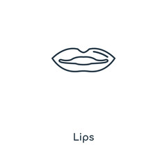 lips icon vector