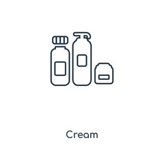 cream icon vector