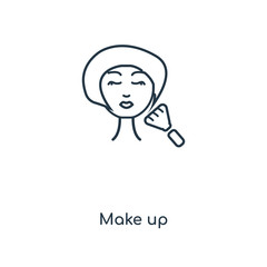 make up icon vector