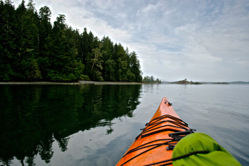 Kayaking open water