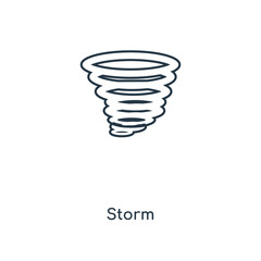 storm icon vector