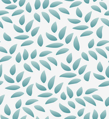 Leaves Pattern. Endless Background. Seamless