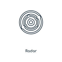 radar icon vector