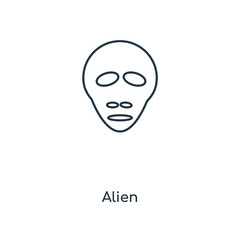 alien icon vector