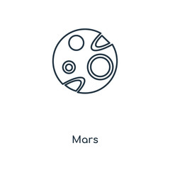 mars icon vector