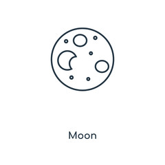 moon icon vector