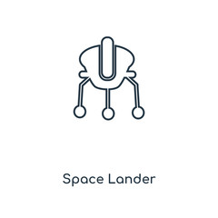 space lander icon vector