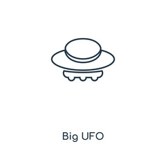 big ufo icon vector