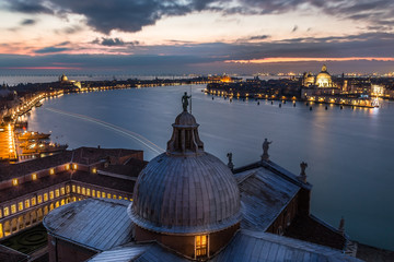 Venice aerial - Lagoon Giudecca