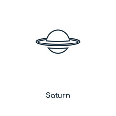 saturn icon vector