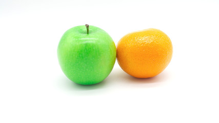 Orange and Apples Green As a fruit with vitamins....