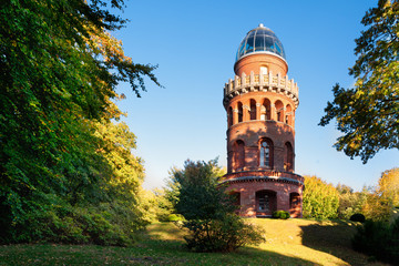     Ernst-Moritz-Arndt-Turm auf dem Rugard, Ostseeinsel Rügen, Bergen