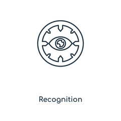 recognition icon vector icon vector