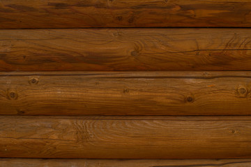 wall of wooden lacquered horizontal boards background