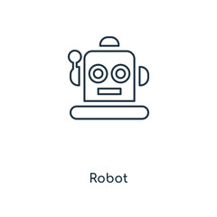 robot icon vector icon vector