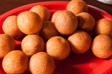 Buñuelos Colombian traditional food