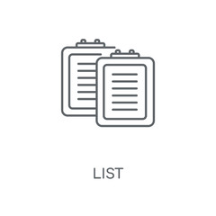 list icon