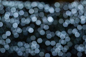 Abstract circular bokeh of light blurred