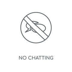 no chatting icon