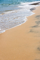 Fototapeta na wymiar sea beach pure sand