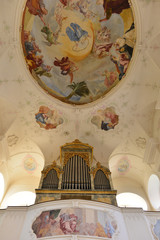 Orgelempore der Schlosskirche Insel Mainau 