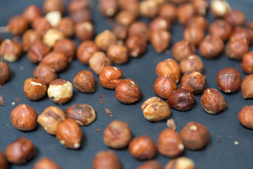 Roasted hazelnuts