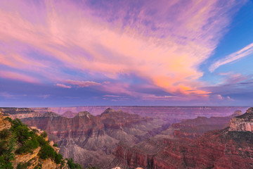 Clouds at the North Rim of The Grand Canyon