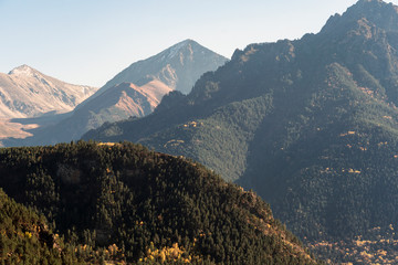 Mountain autumn landscape.
