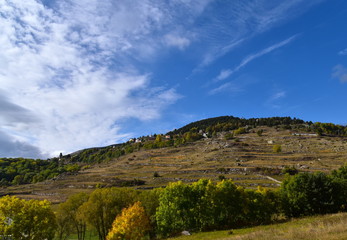 Obraz premium Village d'EGAT / Pyrénées Orientales