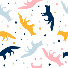 Abstract seamless pattern background. Childish geometric cover for design birthday card, wallpaper, holiday wrapping paper, shop seasonal sale advertising, textile fabric, bag print, t shirt etc.