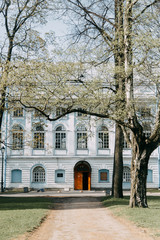 Elements of architecture of historical buildings. The Streets Of St. Petersburg. Temples and...