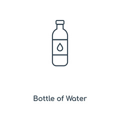 bottle of water icon vector