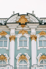 Elements of architecture of historical buildings. The Streets Of St. Petersburg. Temples and...