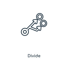 divide icon vector