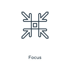 focus icon vector