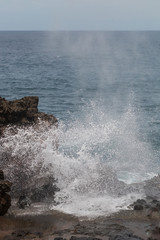Fototapeta na wymiar Scenic Nakalele Blowhole on the Maui Coast