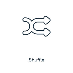 shuffle icon vector