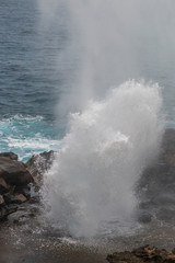 Fototapeta na wymiar Scenic Nakalele Blowhole on the Maui Coast