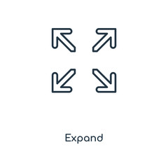 expand icon vector